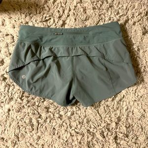 Lululemon Speed Up Shorts Tidewater Teal